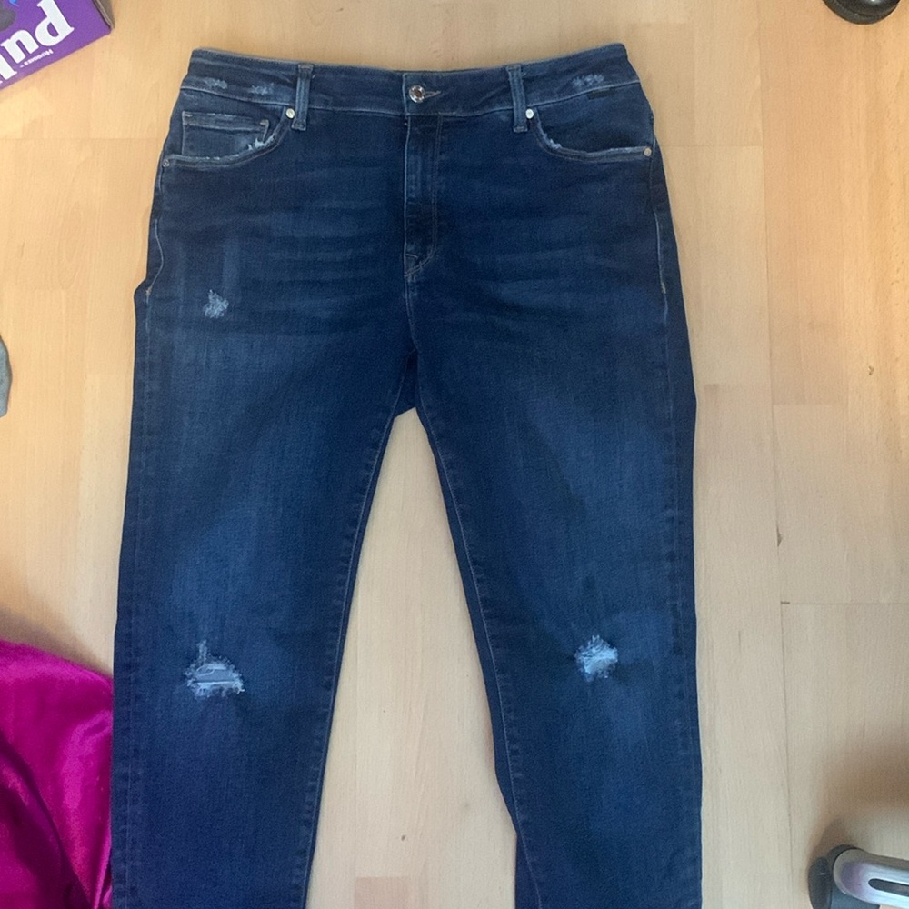 Mavi “tess” dark denim jeans, high-rise skinny, 33 W/31T great condition